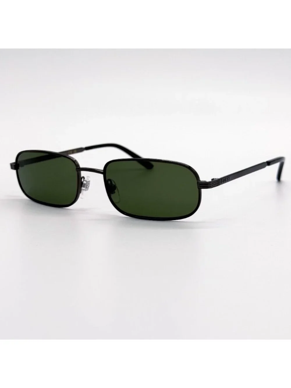 New Gucci Grey Green Square Unisex Sunglasses GG1457S 003
